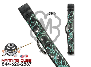 McDermott 75-0936 2B/2S Blue Floral Hard Case