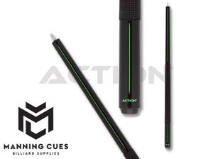 Action ABK09 25oz Neon Green Wrap Stripe Break Cue