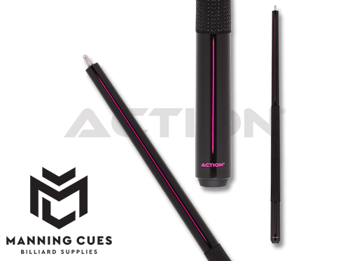 Action ABK10 25oz Neon Pink Wrap Stripe Break Cue