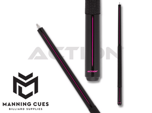 Action ABK10 25oz Neon Pink Wrap Stripe Break Cue