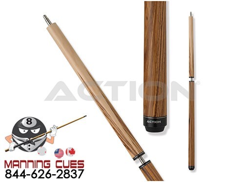 Action ACTBJZ Zebrawood Break Jump Cue