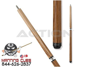 Action ACTBJZ Zebrawood Break Jump Cue