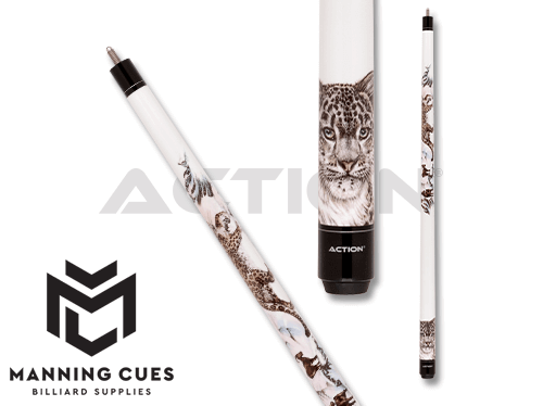 Action ADV124 Snow Leopard Pool Cue