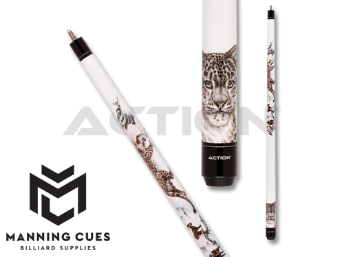 Action ADV124 Snow Leopard Pool Cue