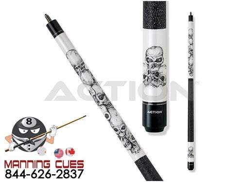 Action ADV60 Skulls Pool Cue