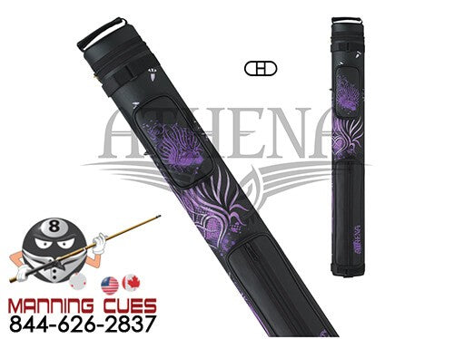 Athena ATHC02 2B/2S Purple Tribal Heart Hard Case