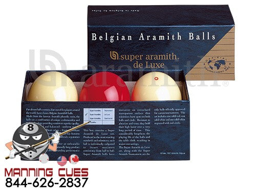 Aramith Super Deluxe Carom Ball Set - BBACDLX