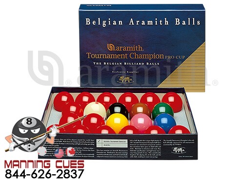 Aramith Pro Cup Tournament Champion Snooker Ball Set - BBAEPC