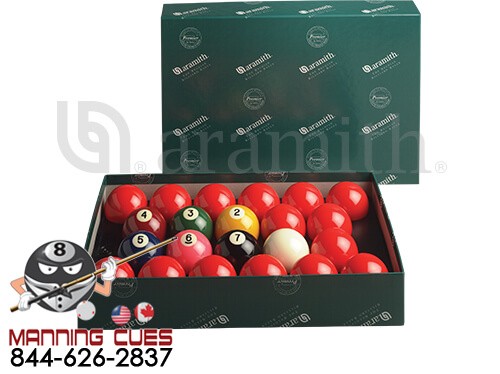 Aramith Premier 2-1/4" Numbered Snooker Ball Set - BBANS2.25