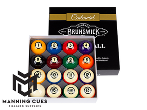 BRUNSWICK CENTENNIAL POOL BALL SET - BBCENT