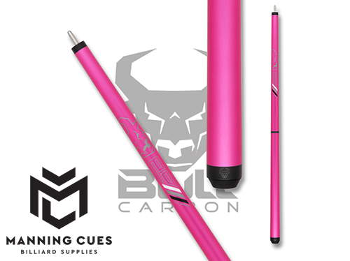 Bull Carbon BCBKP Pink Break Cue - No Wrap
