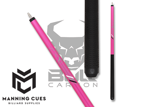 Bull Carbon BCBKP Pink Break Cue - Sports Wrap