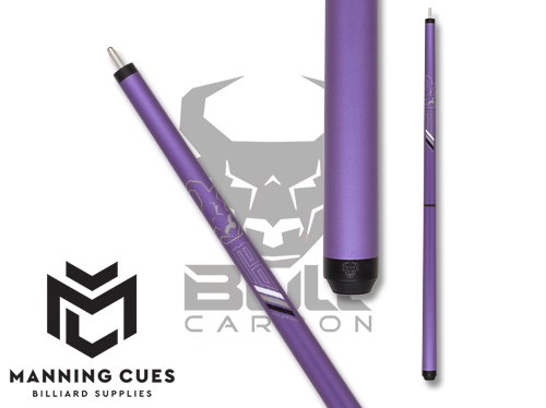 Bull Carbon BCBKPR Purple Break Cue - No Wrap