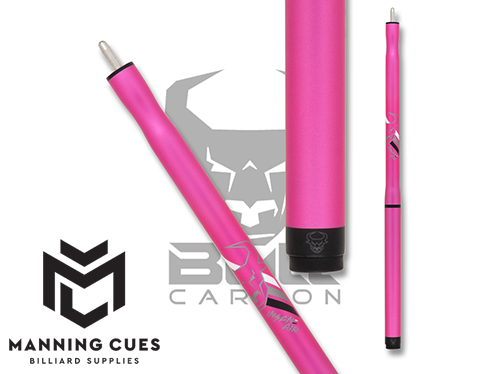 Bull Carbon BCJCP Pink Insane Air Jump Cue - No Wrap