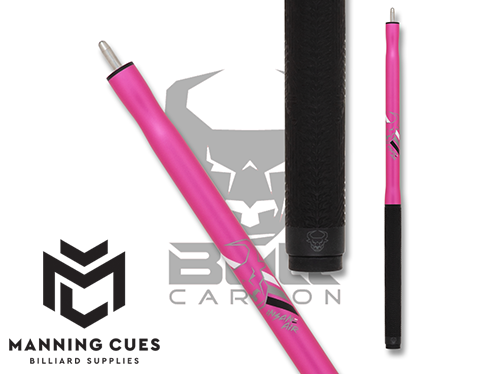 Bull Carbon BCJCP Pink Insane Air Jump Cue - Sports Wrap