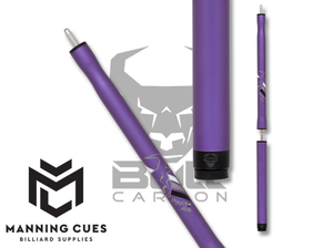 Bull Carbon BCJCPR Purple Insane Air Jump Cue - No Wrap