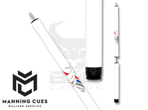 Bull Carbon BCJCW NW White Insane Air Series Jump Cue - no wrap