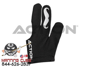 Action Billiard Mustache Glove - BGLAC02