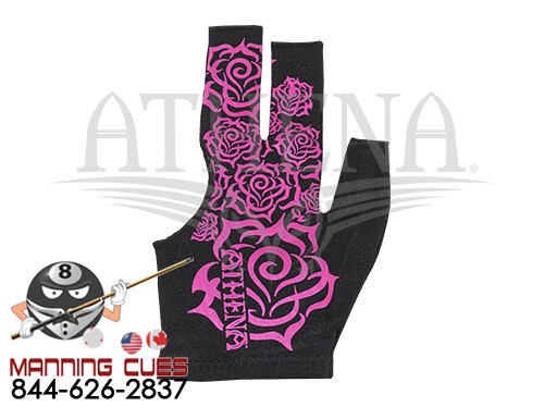 Athena Tribal Rose Billiard Glove - BGLATH03