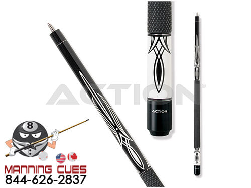 Action BW01 Black and White Pool Cue