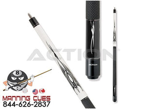 Action BW02 Black and White Pool Cue