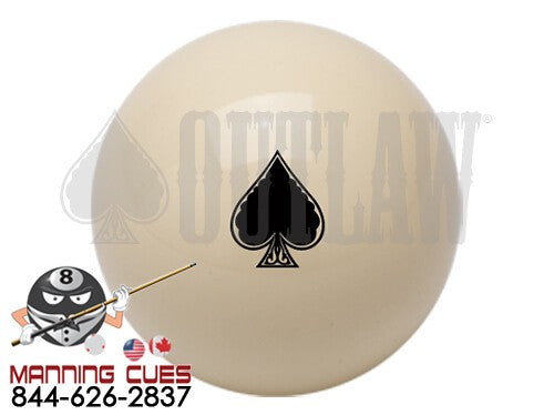 Outlaw Spade Cue Ball - CBOL