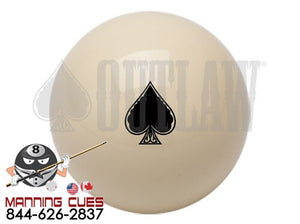 Outlaw Spade Cue Ball - CBOL