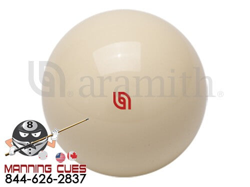 Super Pro Aramith Cue Ball - Red Logo - CBSAP