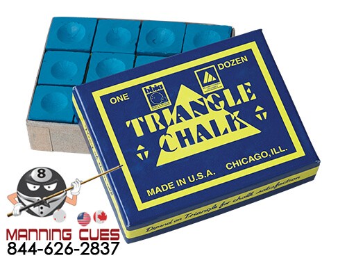Triangle Billiard Chalk - Dozen
