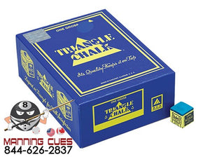 Triangle Billiard Chalk - Bulk 144-pieces