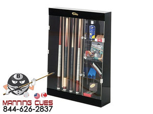 10 Cue Display Case with 4 Shelves