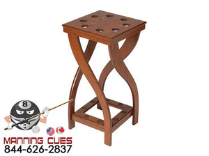 8 Cue Twist Floor Rack
