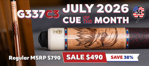 McDermott G337C3 July Cue of the Month