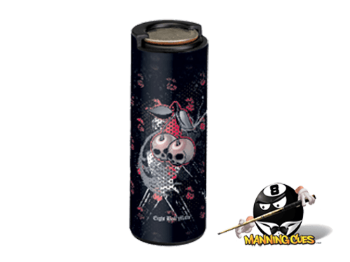 Eight Ball Mafia Coin Holder - Cherry Skulls
