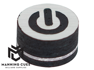 ON Cyborg Black Pool Cue Tip - Single - QTCYB