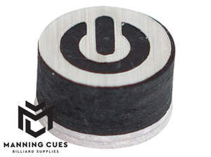 ON Cyborg Black Pool Cue Tip - Single - QTCYB