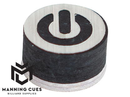ON Cyborg Black Pool Cue Tip - Single - QTCYB
