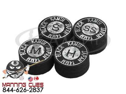 Kamui Black Cue Tip - Single - QTKBLK
