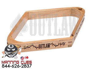 Outlaw Branded 8 & 9 Ball Rack - RKOL