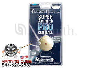 Super Pro Aramith Cue Ball in Blister Pack - CBSAPP