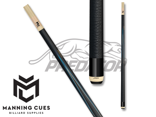 Predator Sneaky Pete 4-Point Black Leather Wrap Pool Cue