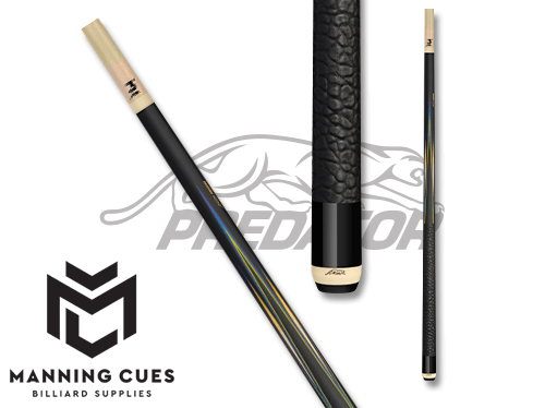 Predator Sneaky Pete 8-Point Black Leather Wrap Pool Cue