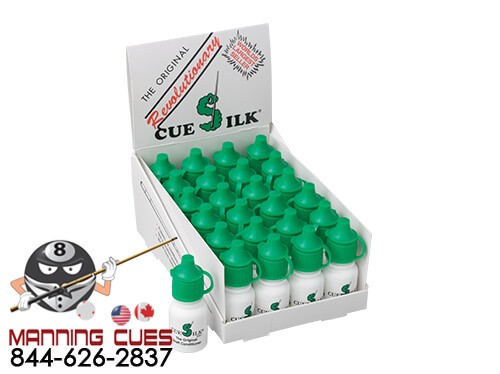 Cue Silk Shaft Sealer & Conditioner 0.25oz-Box of 24