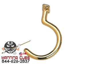 Small Brass Facemount Hook - TPHKSF