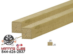 Wood Feather Strips 48" long. Set Of 6 - TPWFS