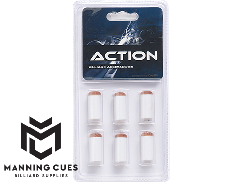 Action Brown Slip On Tips & Ferrules in Blister Pack of 6 - TR6SOR
