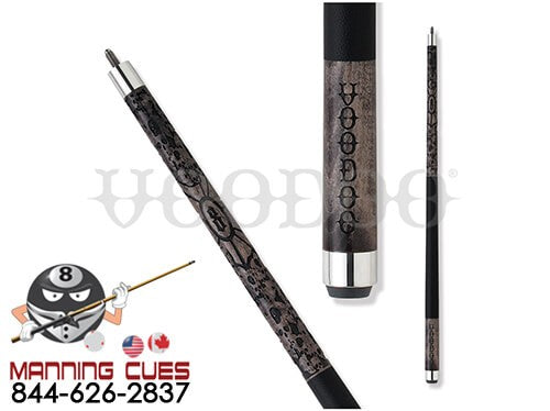 Voodoo VOD11 Grey with Spiderweb Pool Cue