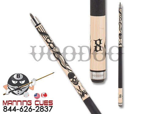 Voodoo VOD37 Skull with Blunt Pool Cue