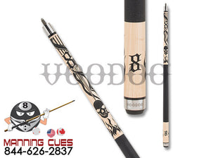 Voodoo VOD37 Skull with Blunt Pool Cue