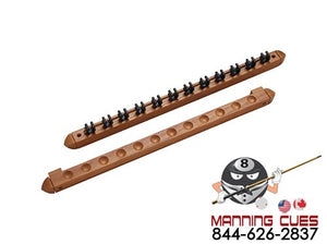 12 Cue 2 Piece Wall Rack with Clips